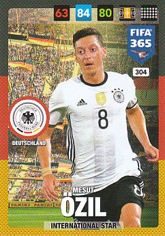 Mesut Ozil Germany 2017 FIFA 365 International Star #304